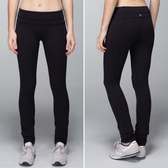 Lululemon Skinny Groove Pant Dark Teal - Picture 3 of 15